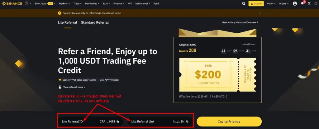 hướng dẫn tạo tài khoản binance