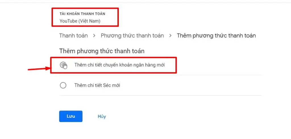 cách rút tiền từ youtube