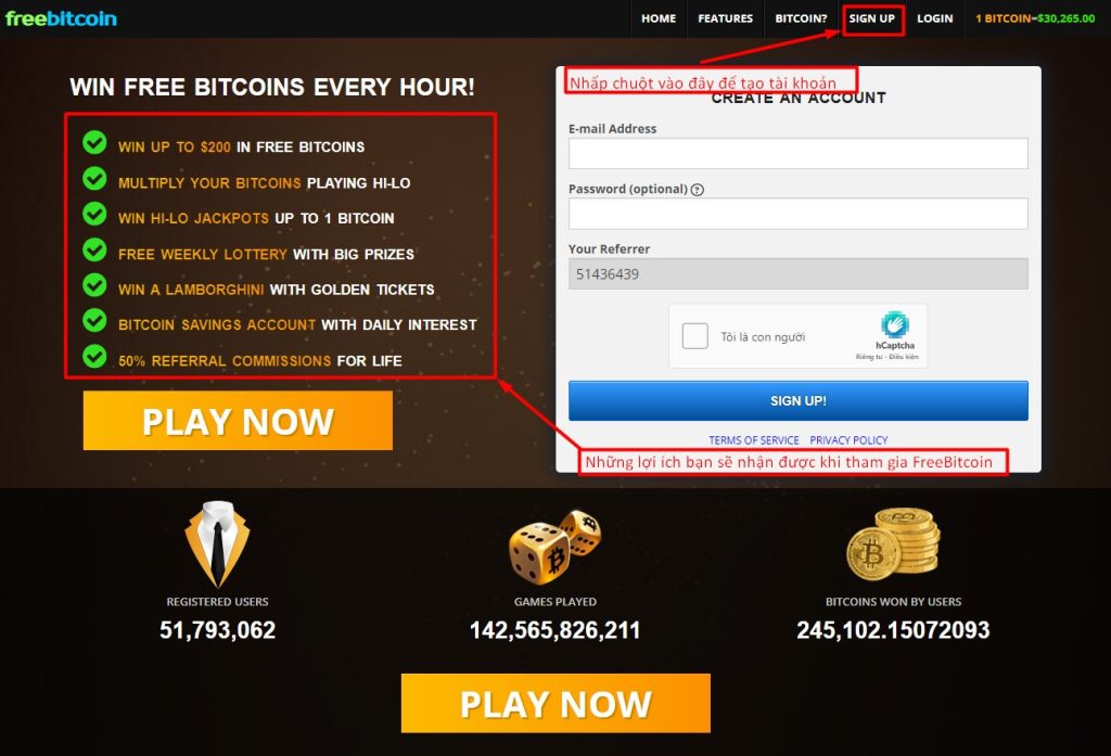 cách kiếm bitcoin miễn phí
