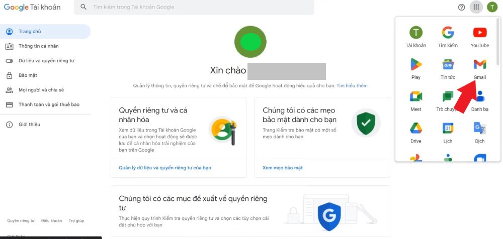 cách tạo tài khoản gmail trên máy tính